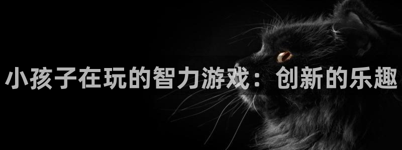沐鸣2娱乐注册登录平台：小孩子在玩的智力游戏：创新的乐趣